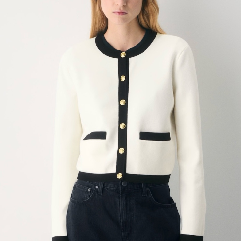 Aritzia Babaton Approach Cardigan with Gold Buttons